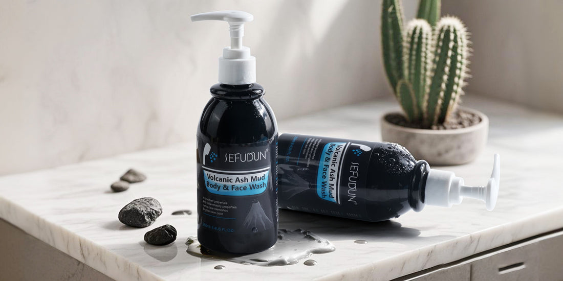 Detoxify & Glow Naturally with Sefudun Volcanic Ash Mud Body & Face Wash