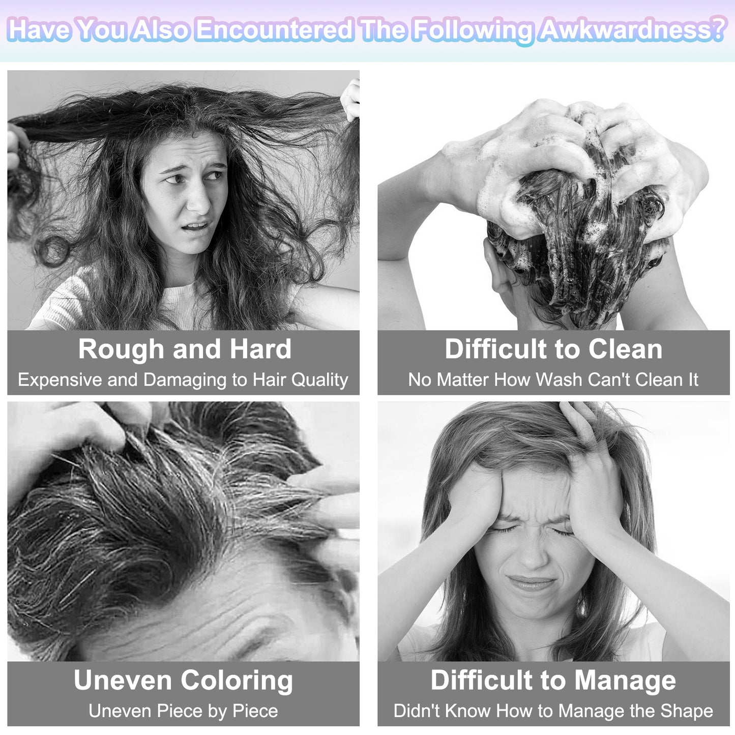 AIQIUSHA COLORING HAIR WAX WHITE