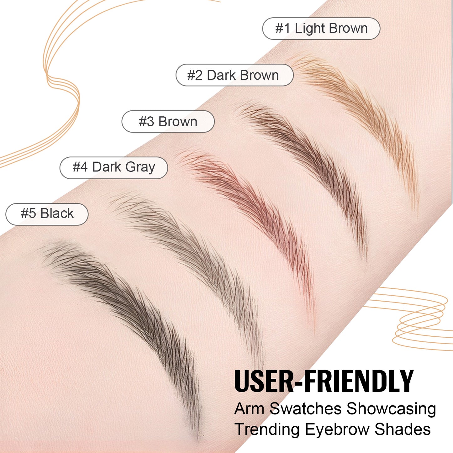 AIQIUSHA EYEBROW OEN NATURAL BROWS