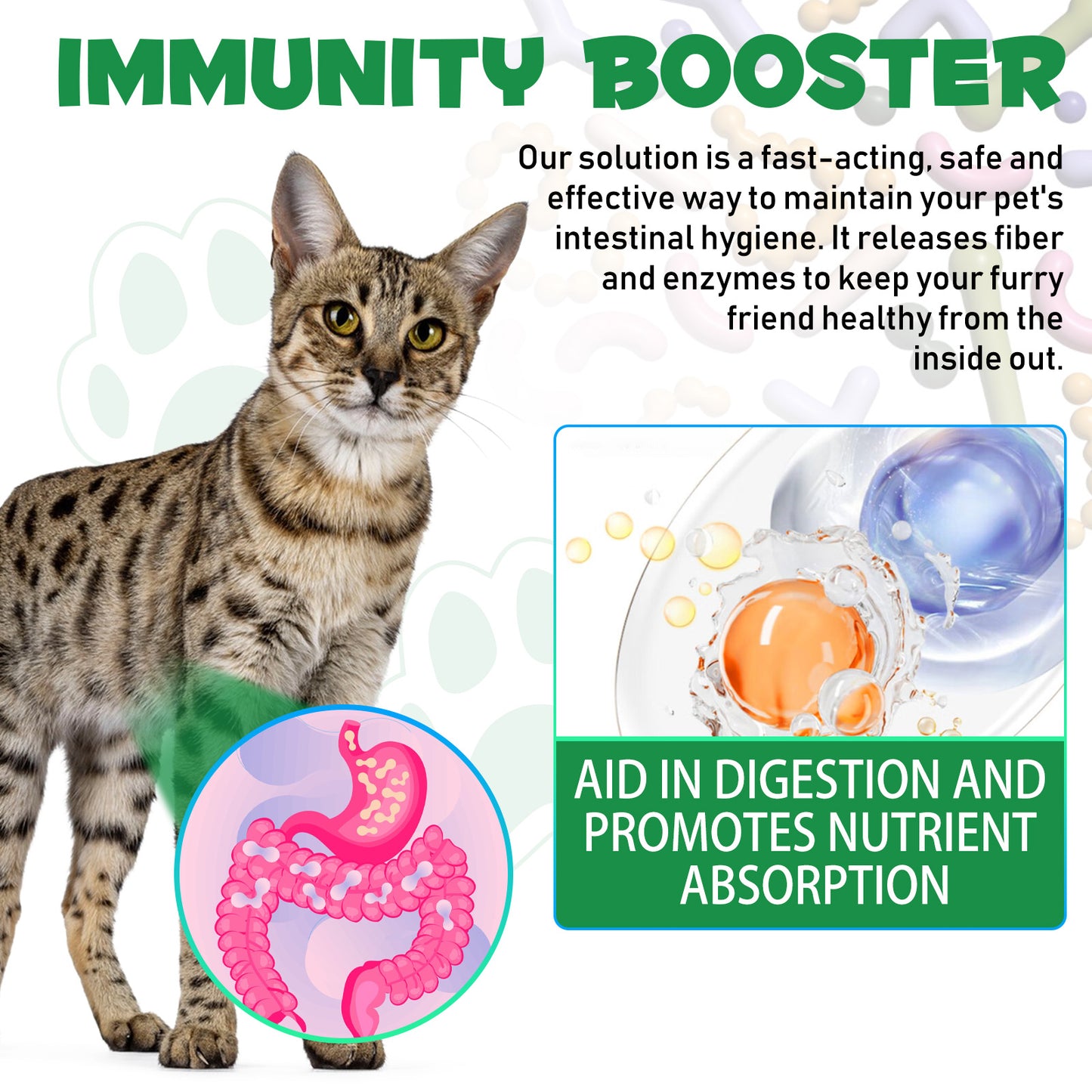 pcwyqrwe HERBAL DE-WORMER with probiotics For Cats