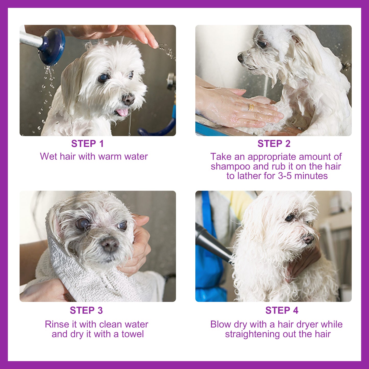 DLOMFVFQ PET SHAMPOO & CONDITIONER WITH PURE LAVENDER ESEENTIAL OIL