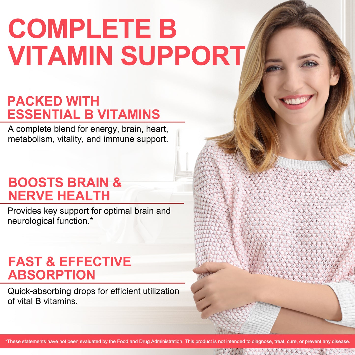 ELBBUB VITAMIN B ,COMPLEX B12 5000mcg,B6 3400mcg,B1 2400mcg, WITH NIACIN & FOLATE