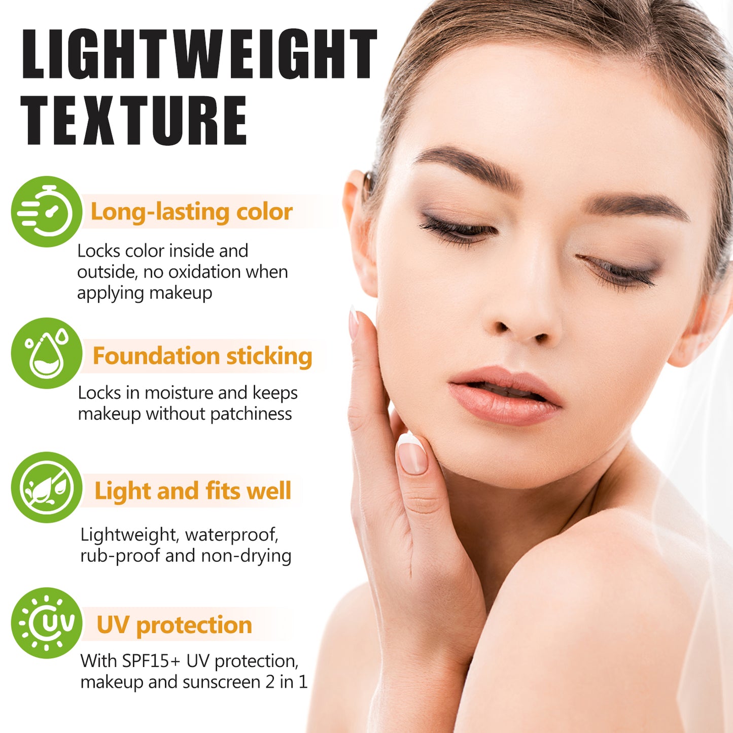 ADSBJUX FOUNDATION COLOR CHANGING SPF15