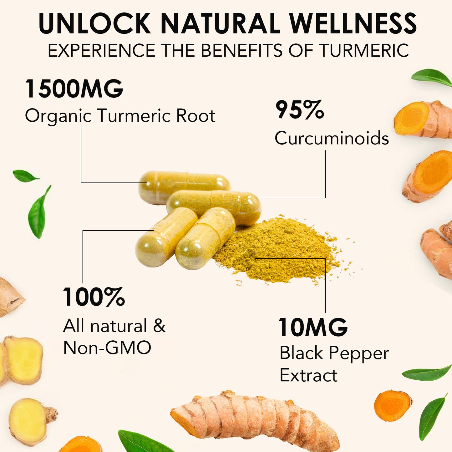 PVWWULEW TURMERIC& GINGER WITH BLACK PEPPER