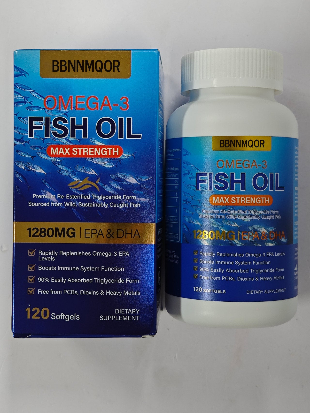 BBNNMQOR OMEGA-3 FISH OIL MAX STRENGTH