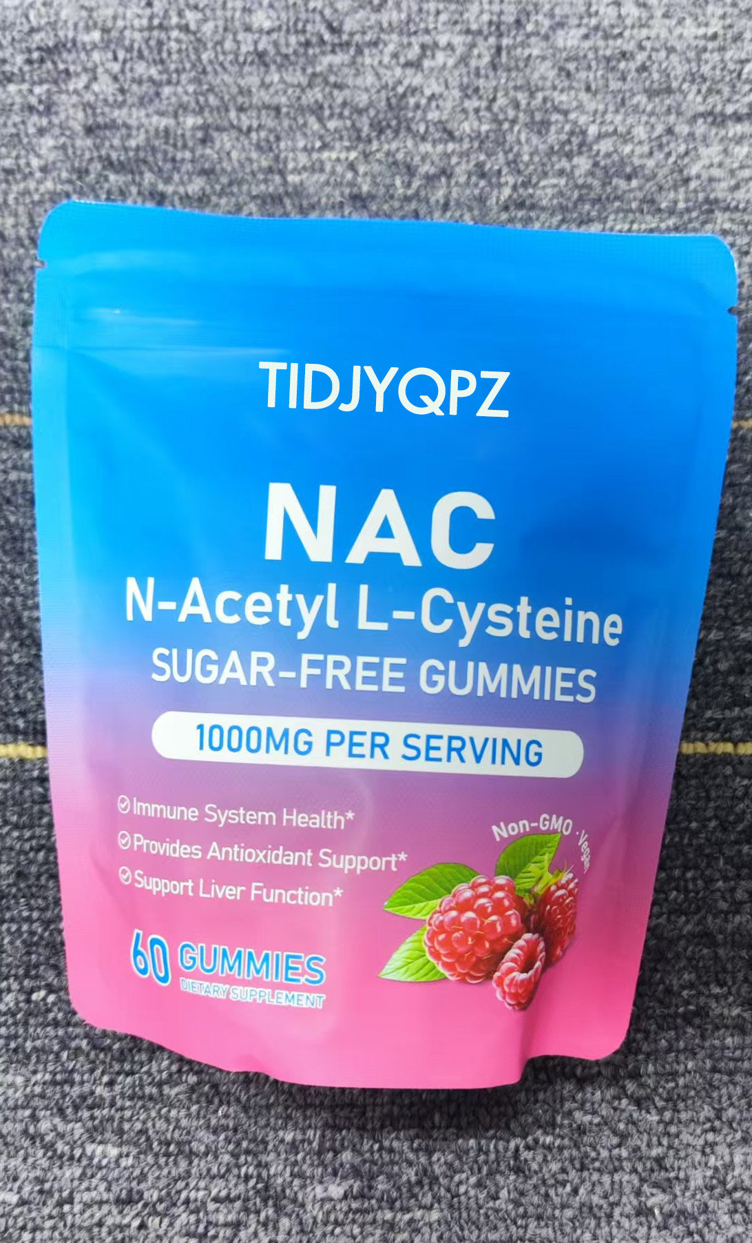 TIDJYQPZ NACN-Acetyl L-Cysteine SUGAR-FREE GUMMIES 1000MG PER SERVING