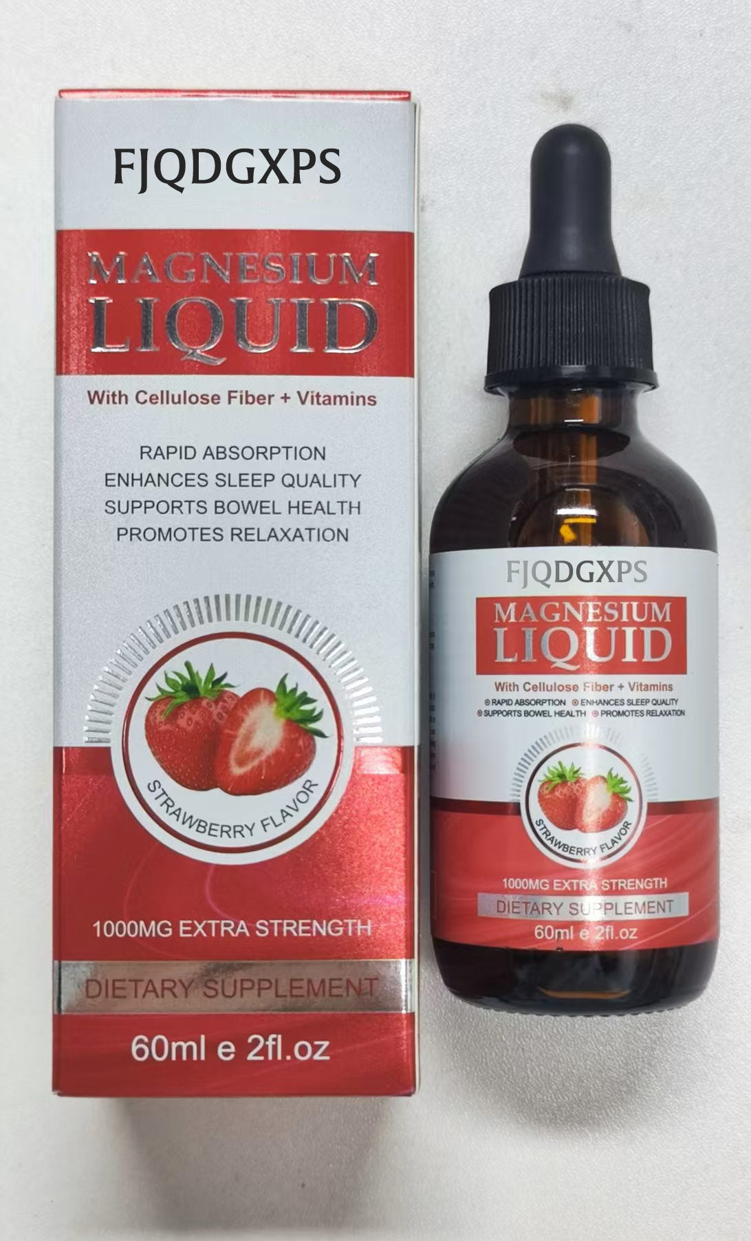 FJQDGXPS MAGNESIUM LIOUID With Cellulose Fiber + Vitamins