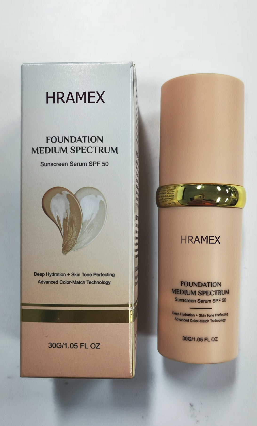 HRAMEX FOUNDATION MEDIUM SPECTRUM Sunscreen Serum SPF 50
