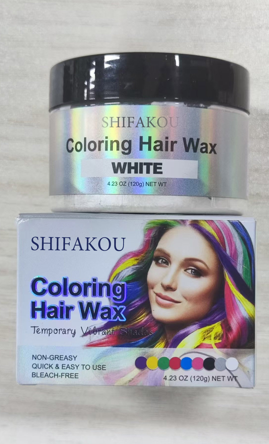 SHIFAKOU COLORING HAIR WAX WHITE