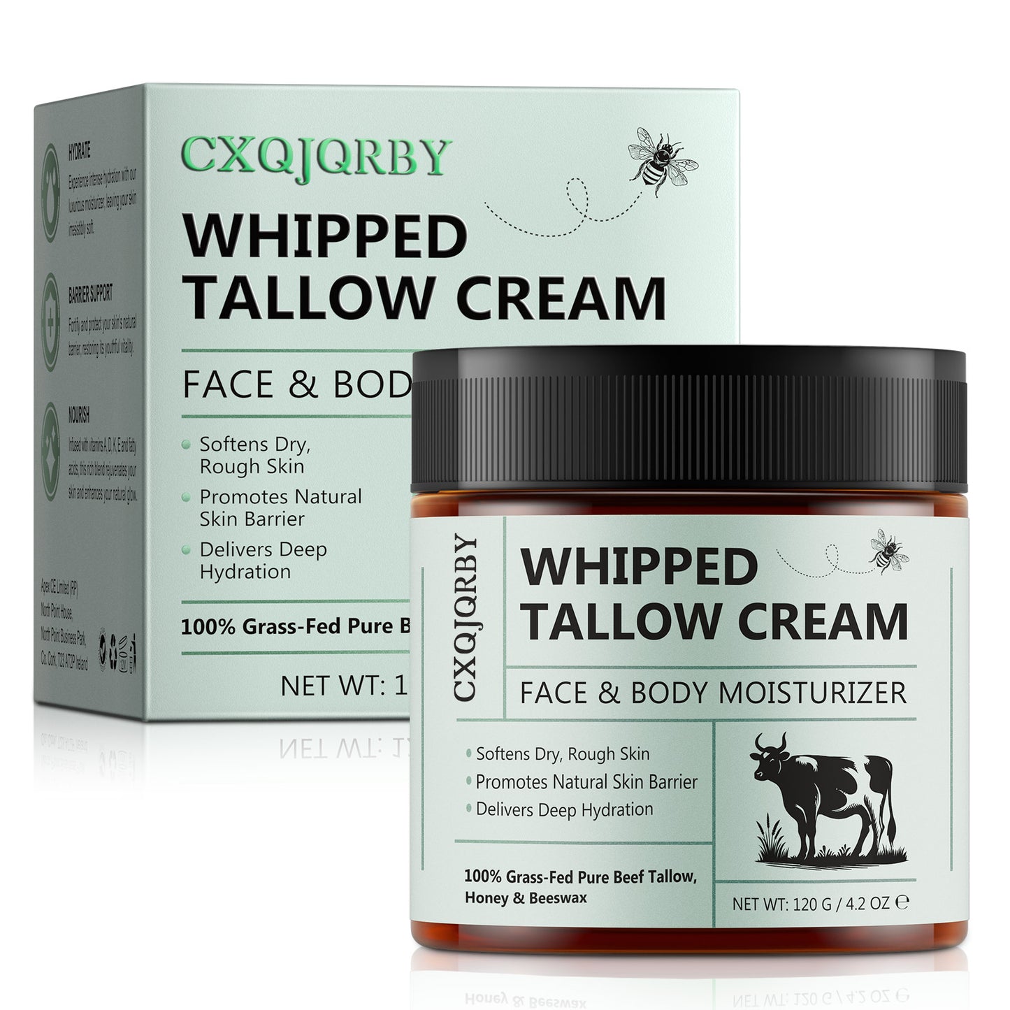 CXQJQRBY WHIPPED TALLOW CREAM FACE & BODY MOISTURIZER
