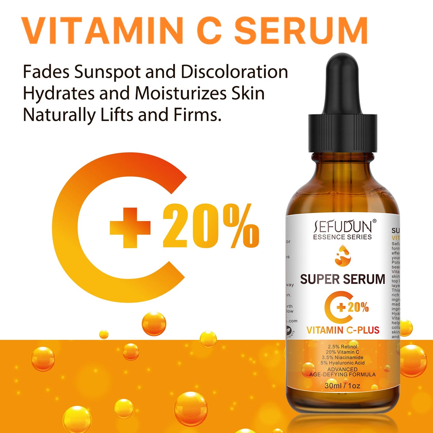 Sefudun Super Vitamin C Serum (Vitamin C-Plus)