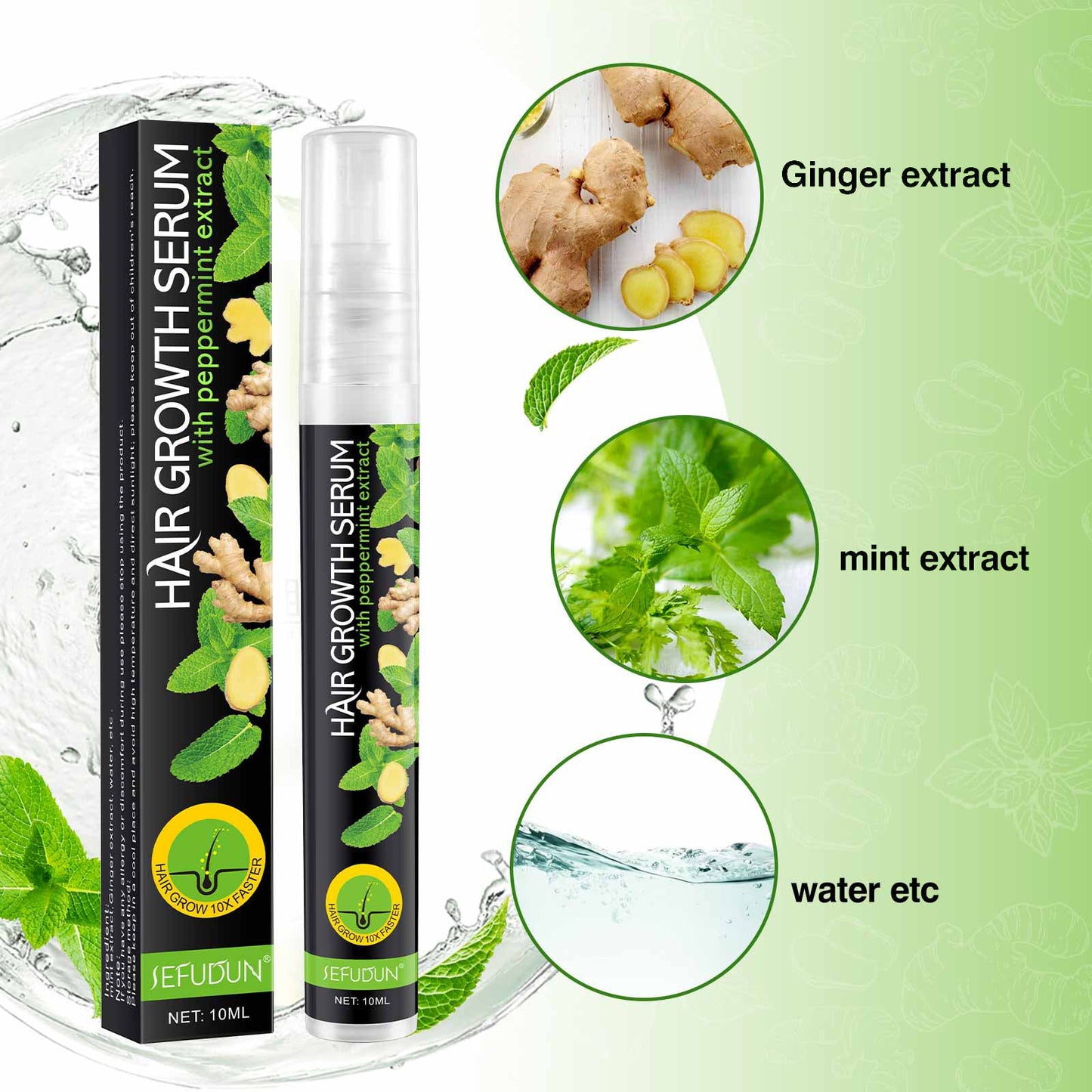 Sefudun Mint Hair Growth Serum