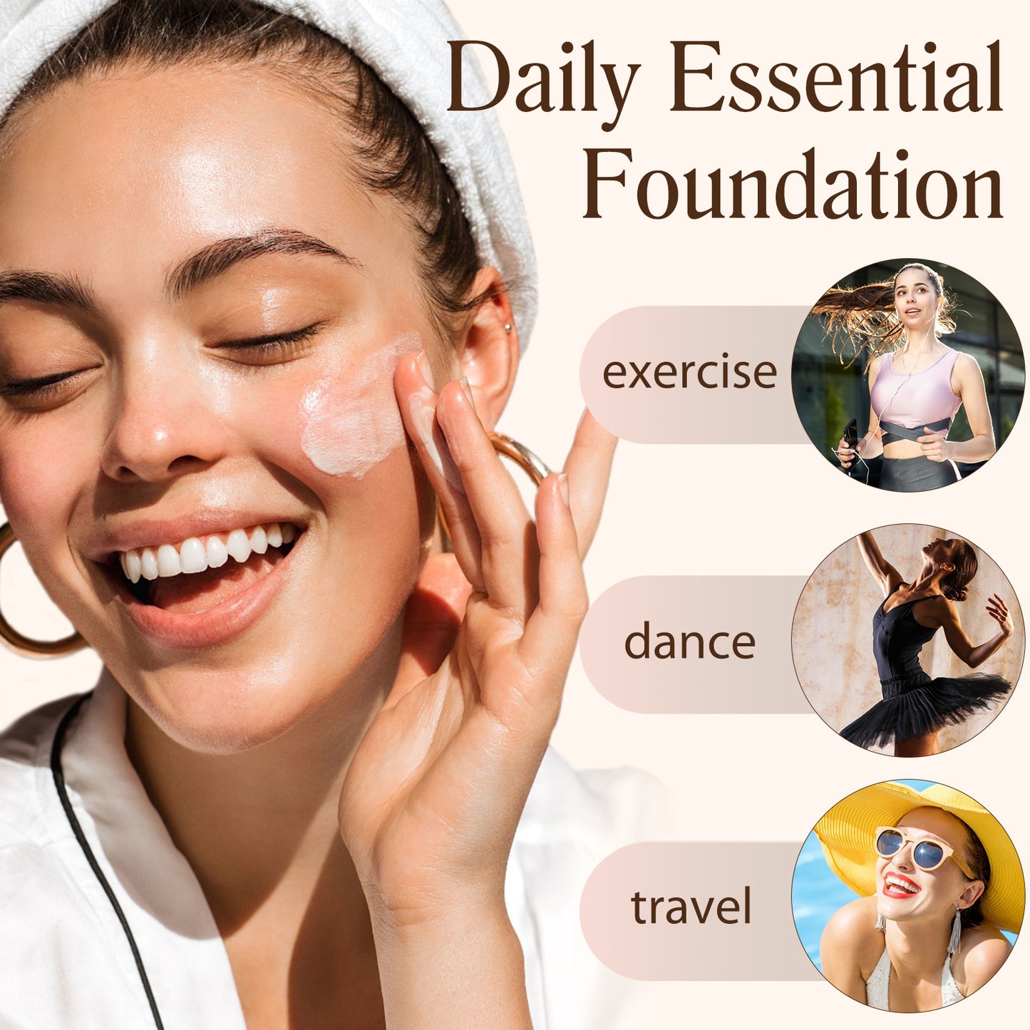 Linizanjiiy FOUNDATION MEDIUM SPECTRUM SUNSCREEN SERUM SPF 50