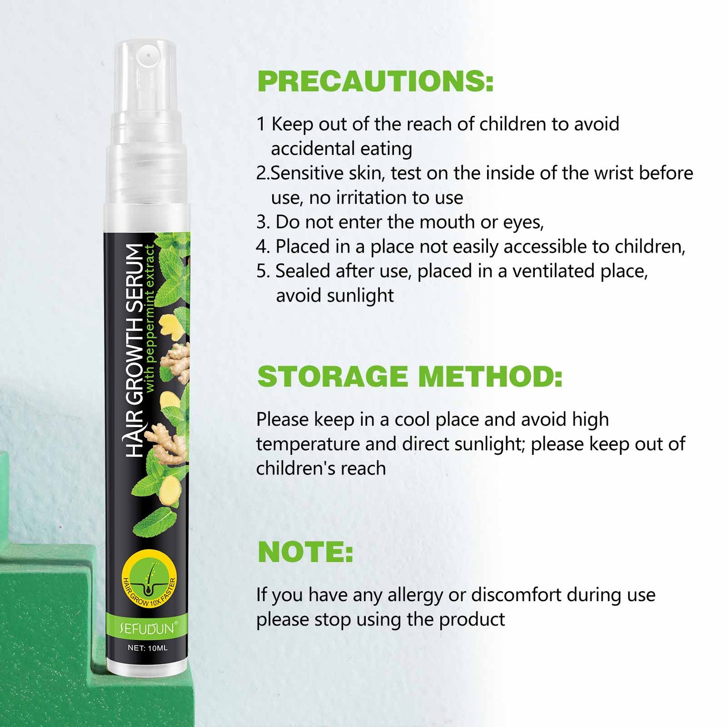 Sefudun Mint Hair Growth Serum