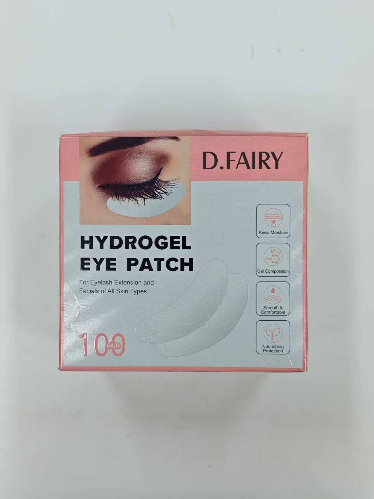 D.FAIRY HYDROGEL EYE PATCH for Eyelash Extension and Facials of All Skin Types