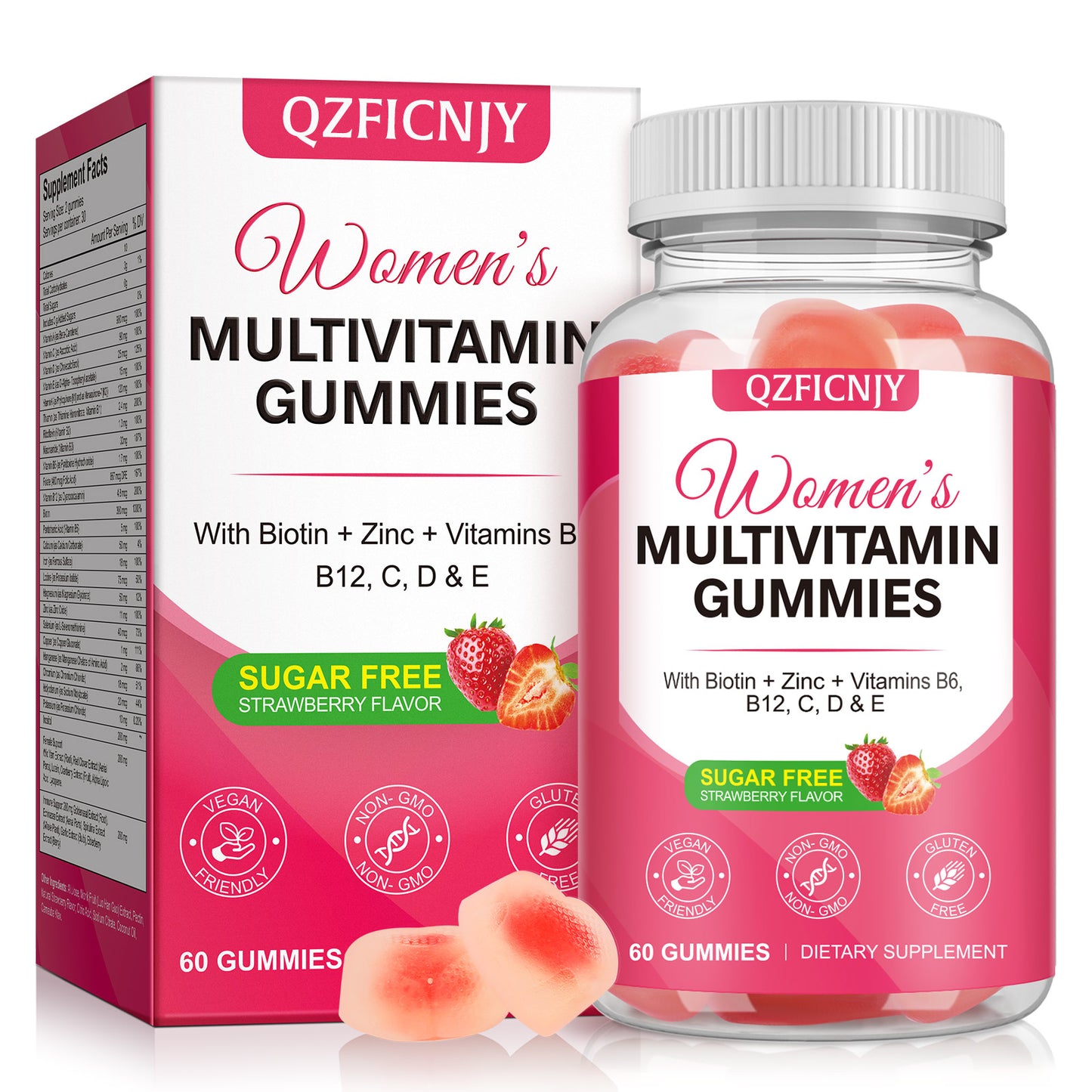 QZFICNJY women's MULTIVITAMIN GUMMIES