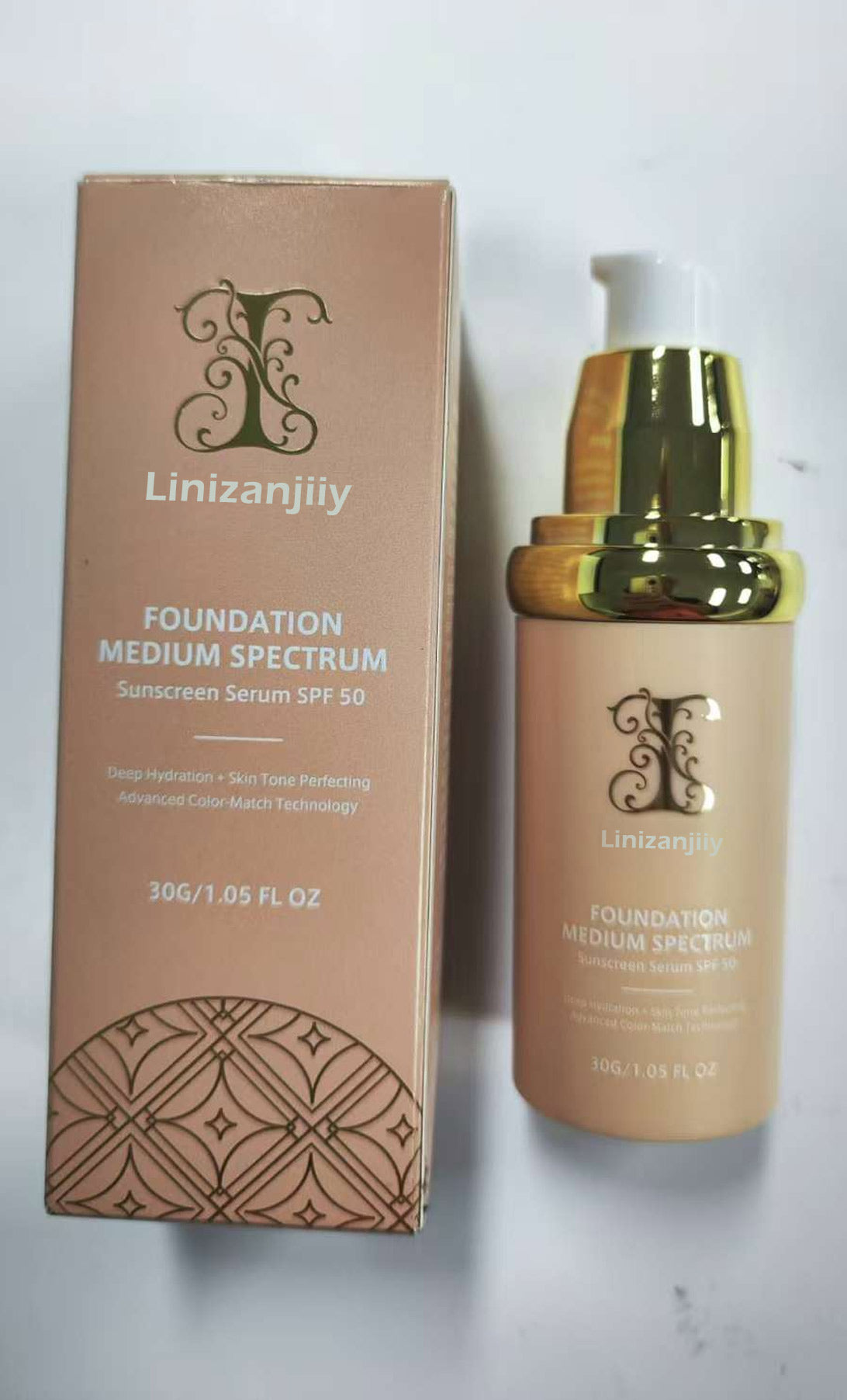Linizanjiiy FOUNDATION MEDIUM SPECTRUM SUNSCREEN SERUM SPF 50