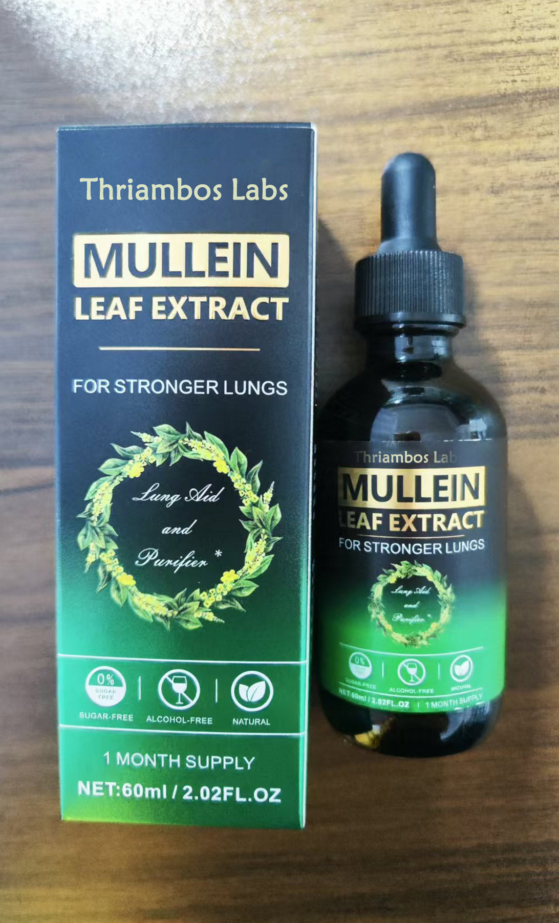 Thriambos Labs Mullein leaf Extract For Stronger lungs