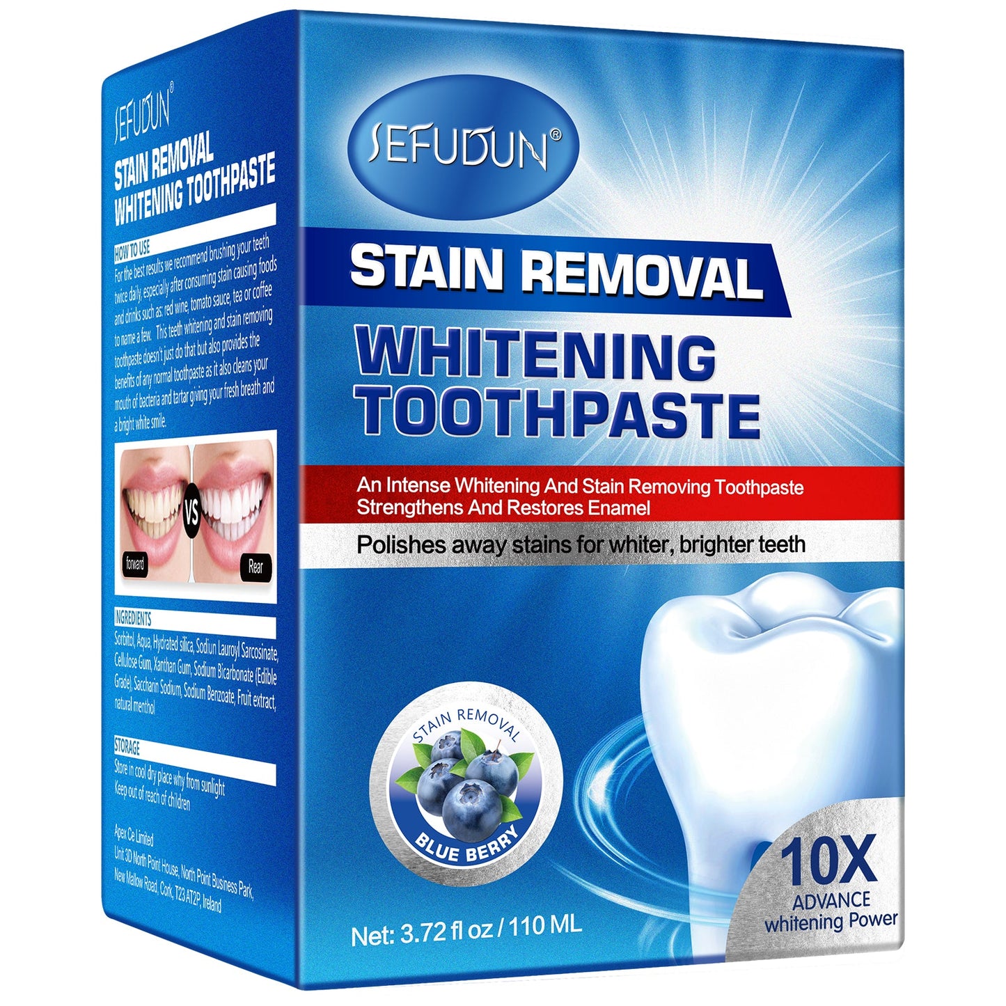 Sefudun Stain Removal Whitening Toothpaste