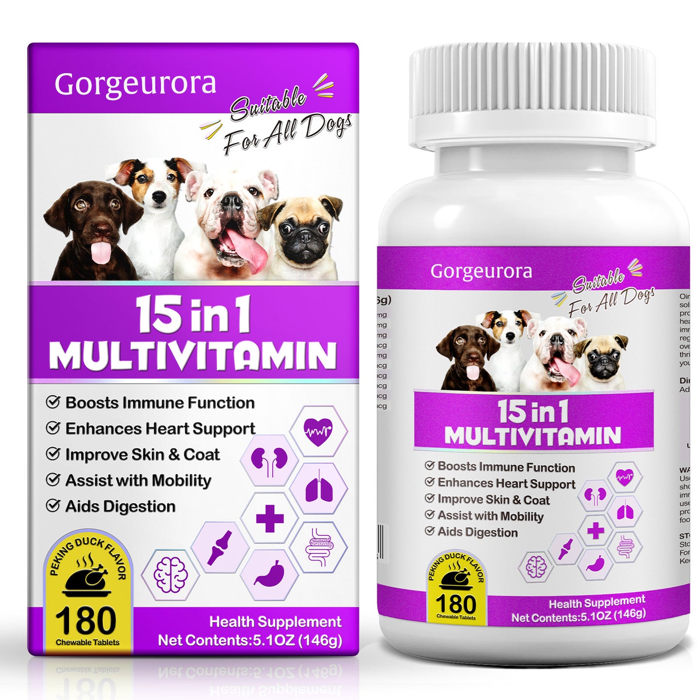 Gorgeurora 15 in 1 MULTIVITAMIN 146G