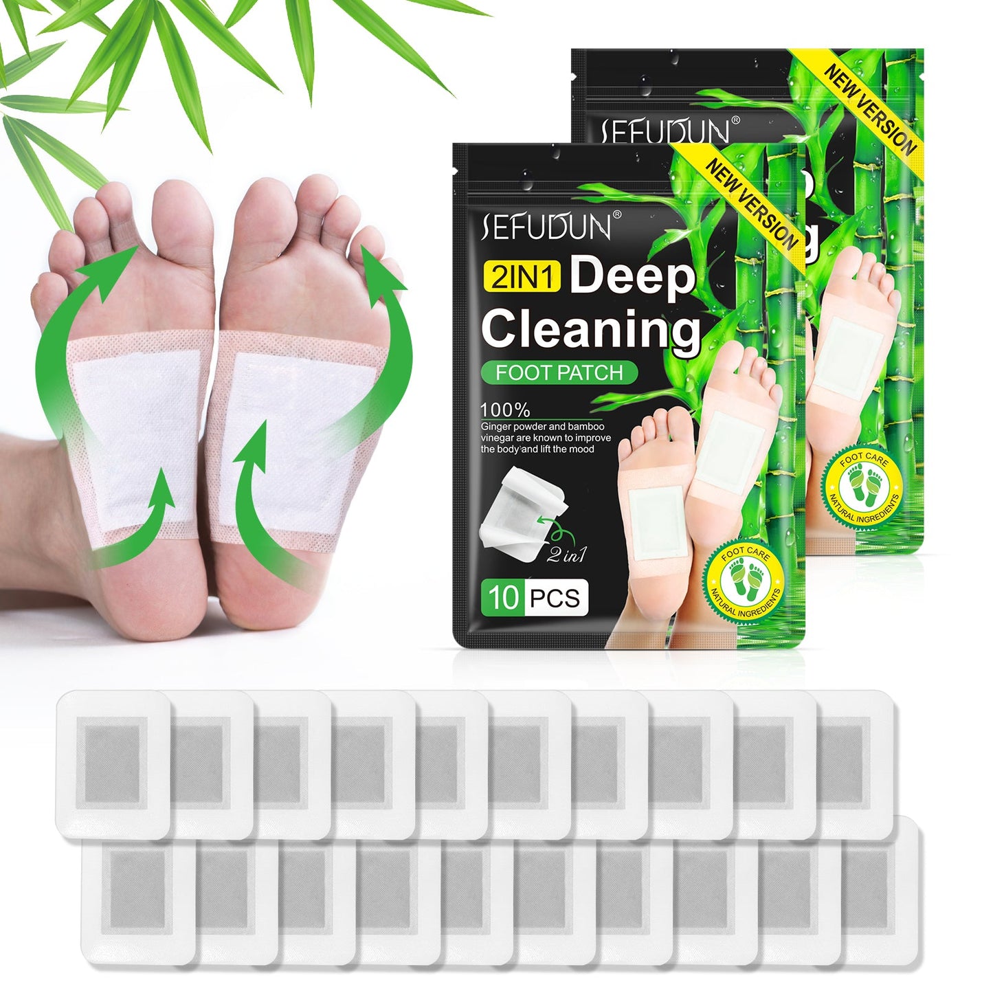 Sefudun 2in1 Deep Cleaning Foot Patch