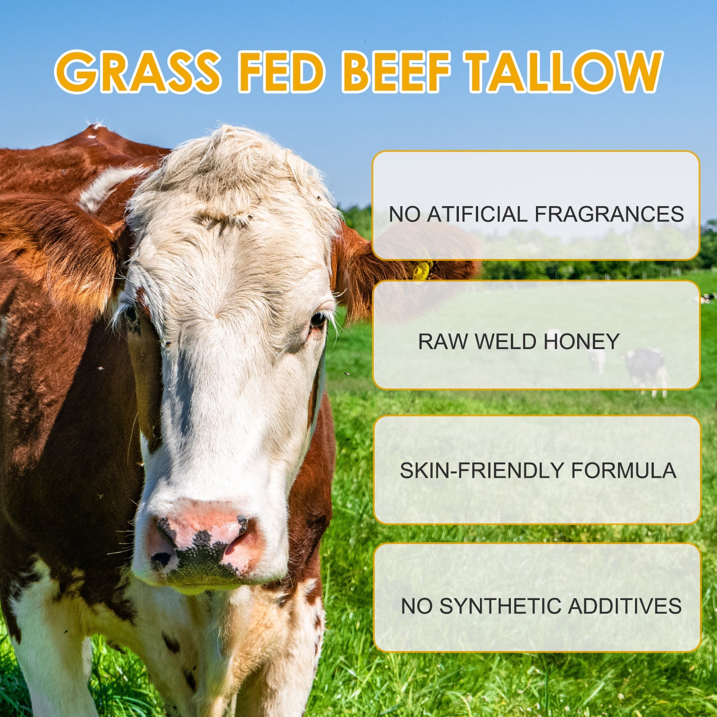 AH-8 TALLOW HONEY BALM FACE & BODY MOISTURIZER
