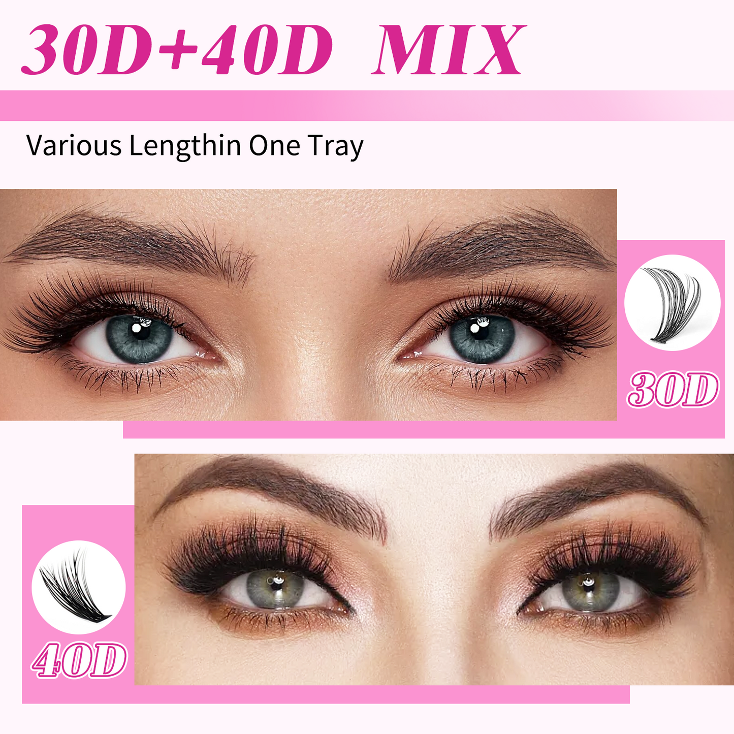 KIZENKA INDIVIDUAL CLUSTER LASHES