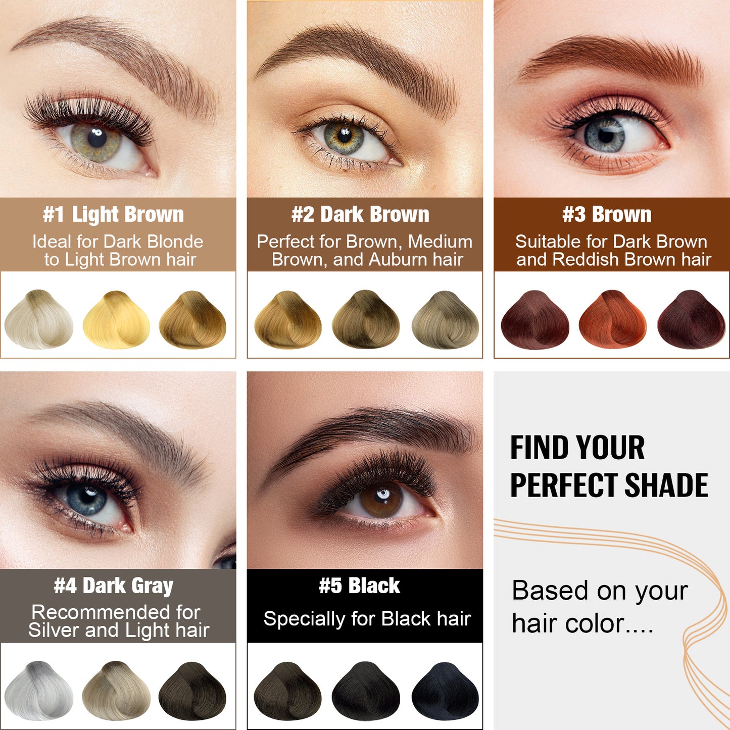 AIQIUSHA EYEBROW OEN NATURAL BROWS