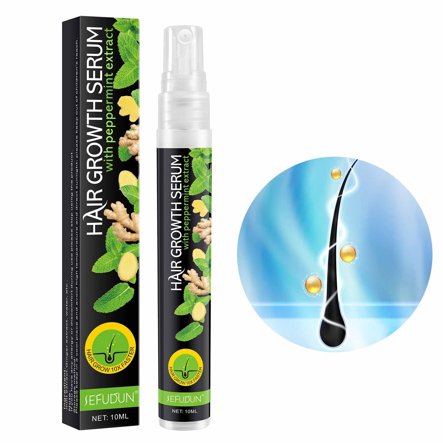 Sefudun Mint Hair Growth Serum