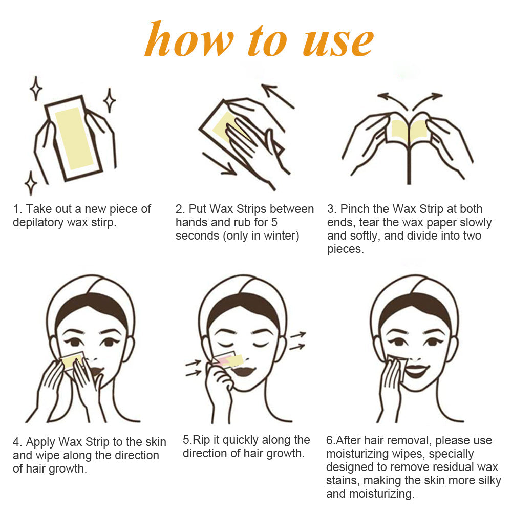 Sefudun Depilatory Waxing Strips
