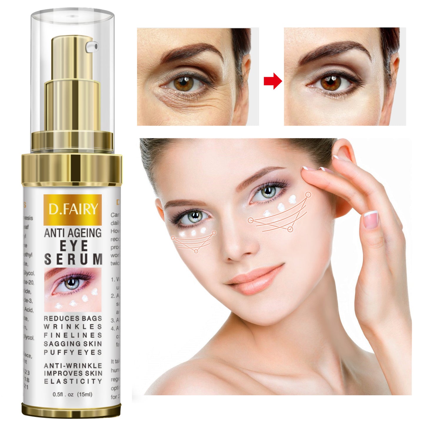 D.FAIRY ANTI AGEING EYE SERUM 15ml