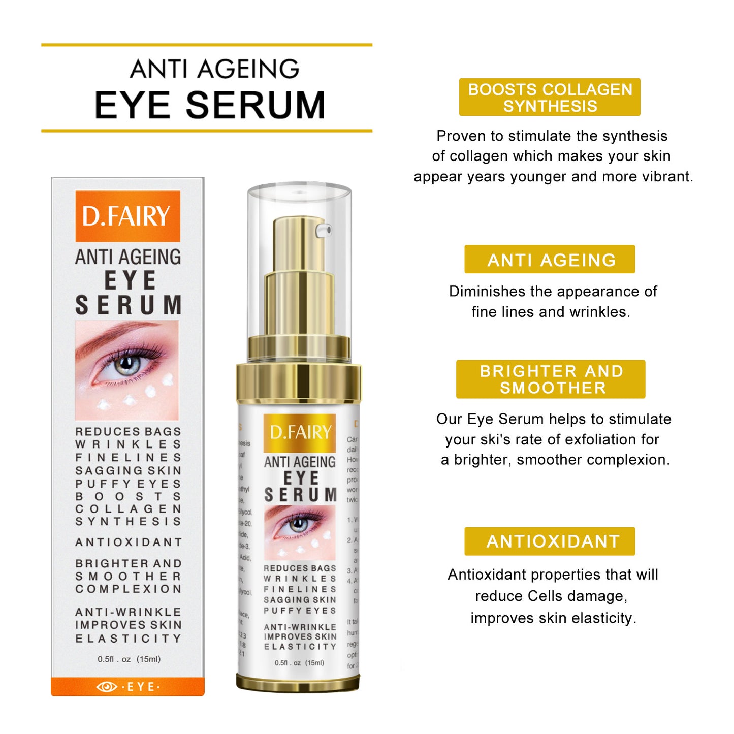 D.FAIRY ANTI AGEING EYE SERUM 15ml