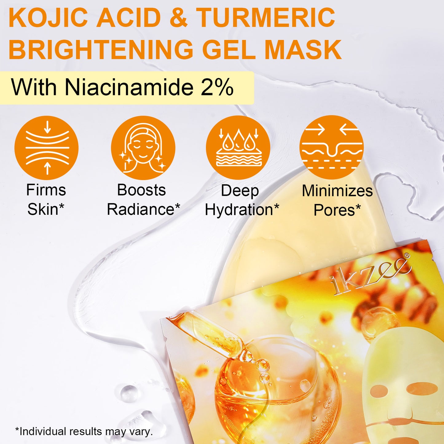 purvigor KOJIC ACID &TURMERIC BRIGHTENING MASK