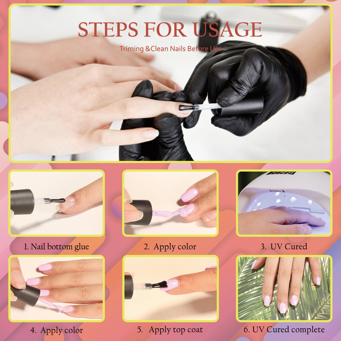 PEESNB NAIL GEL UV/LED GEL POLISH Top Coat·Base Coat