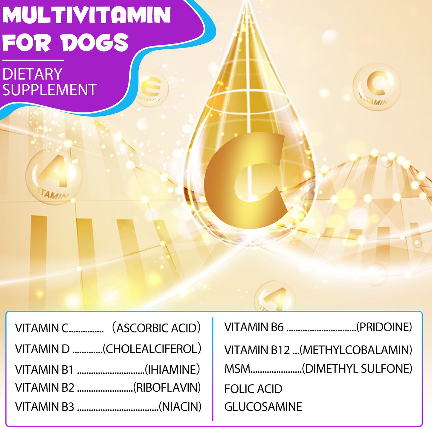 ccycjker 15in1 MULTIVITAMIN For Dogs 60ml