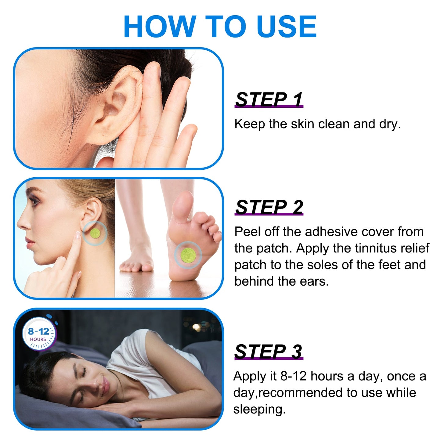 Sefudun Tinnitus Relief Treatment Patches