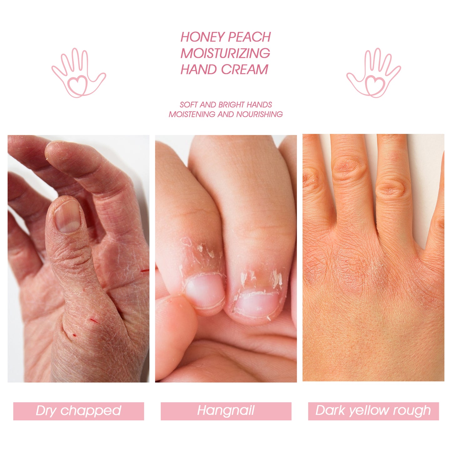 PEESNB Honey Peach HAND CREAM PROTECT+REPAIR