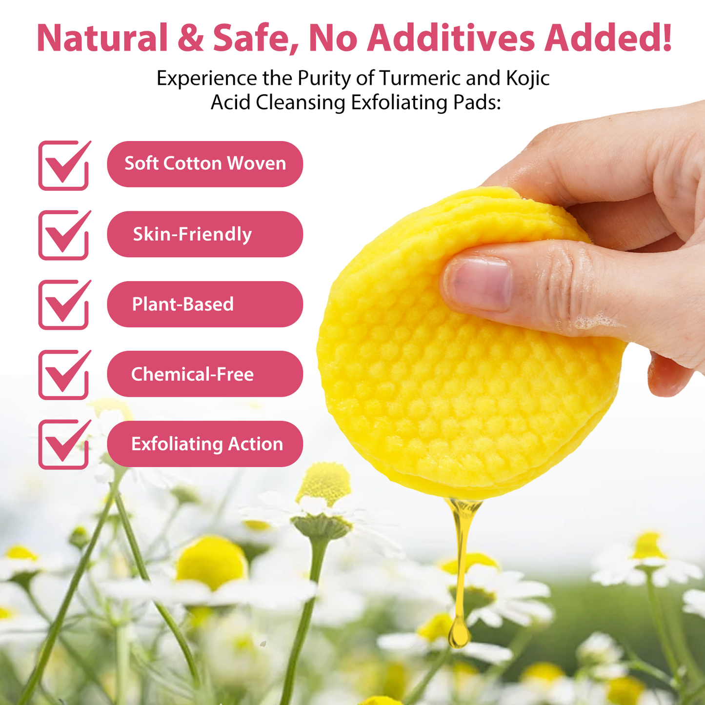 D.FAIRY KOJIC ACID & TURMERIC CLEANSING PADS