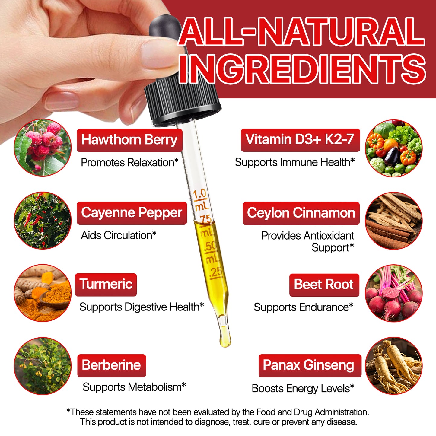 DNQYWODQ CAYENNE PEPPER HAWTHORN BEETROOT TURMERIC VITAMIN K2 + D3