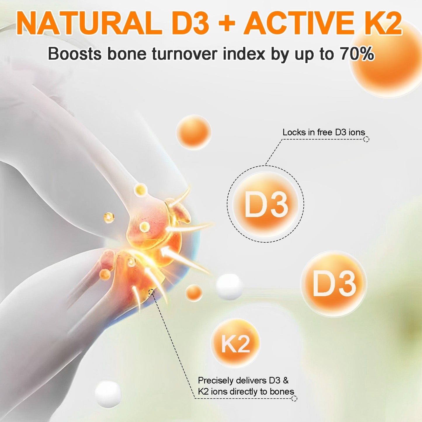 WHLH & WELL-BEING LIQUID DIETARY SUOOLEMENT,D3 5000IU,K2 120mcg，OMEGA 3 MCT OIL