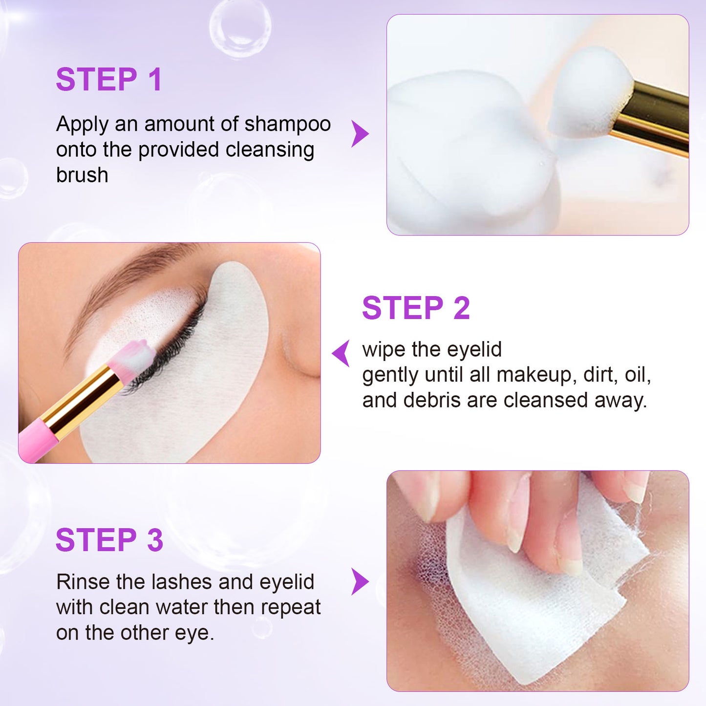 AIQIUSHA EYELASH SHAMPOO