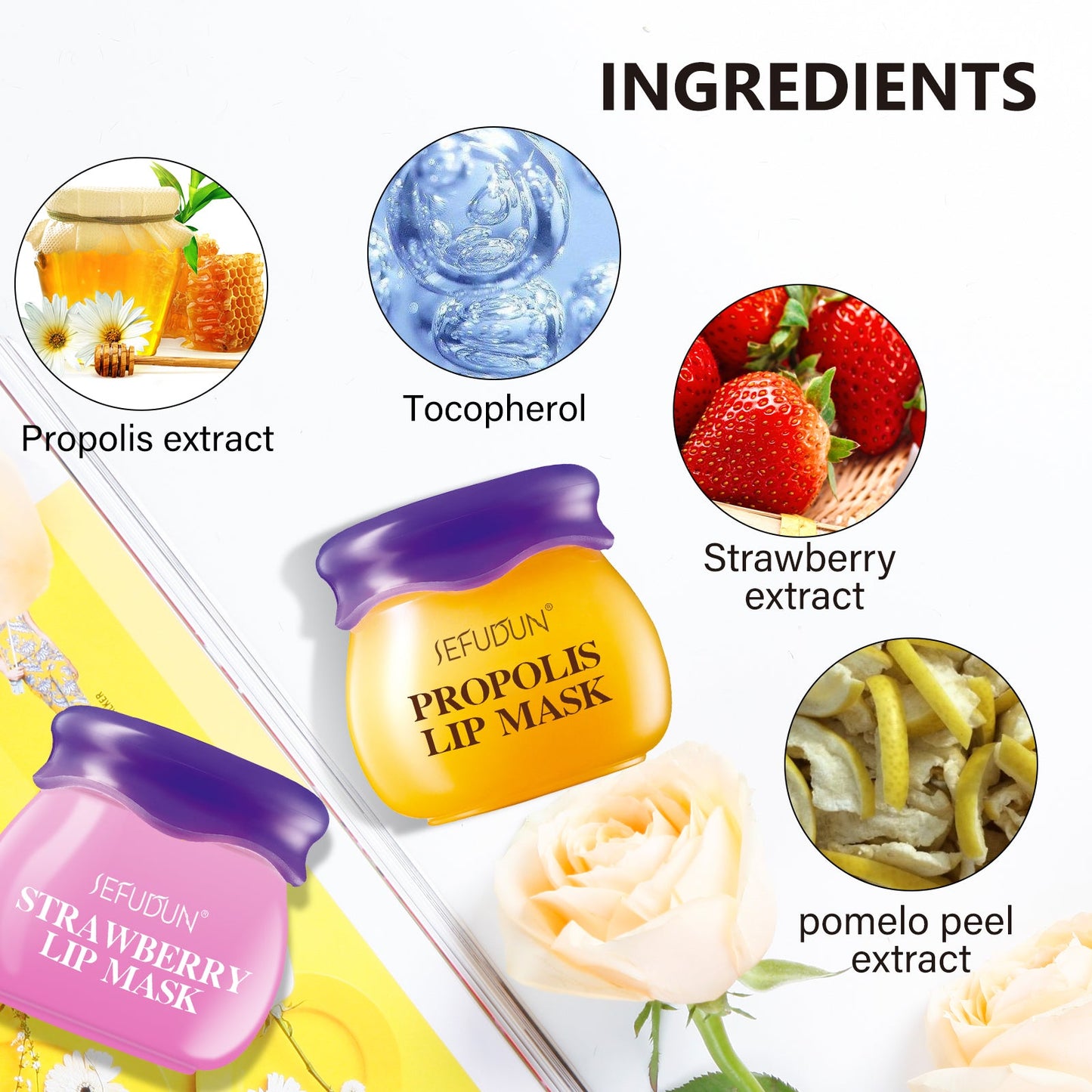 Sefudun Strawberry Lip Mask