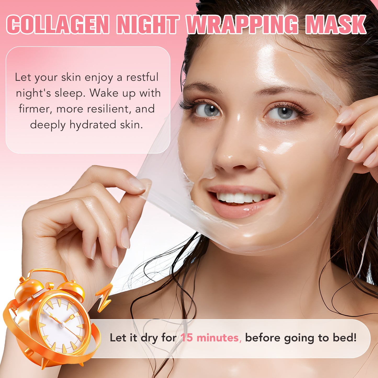 UOCASI COLLAGEN NIGHT WRAPPING MASK