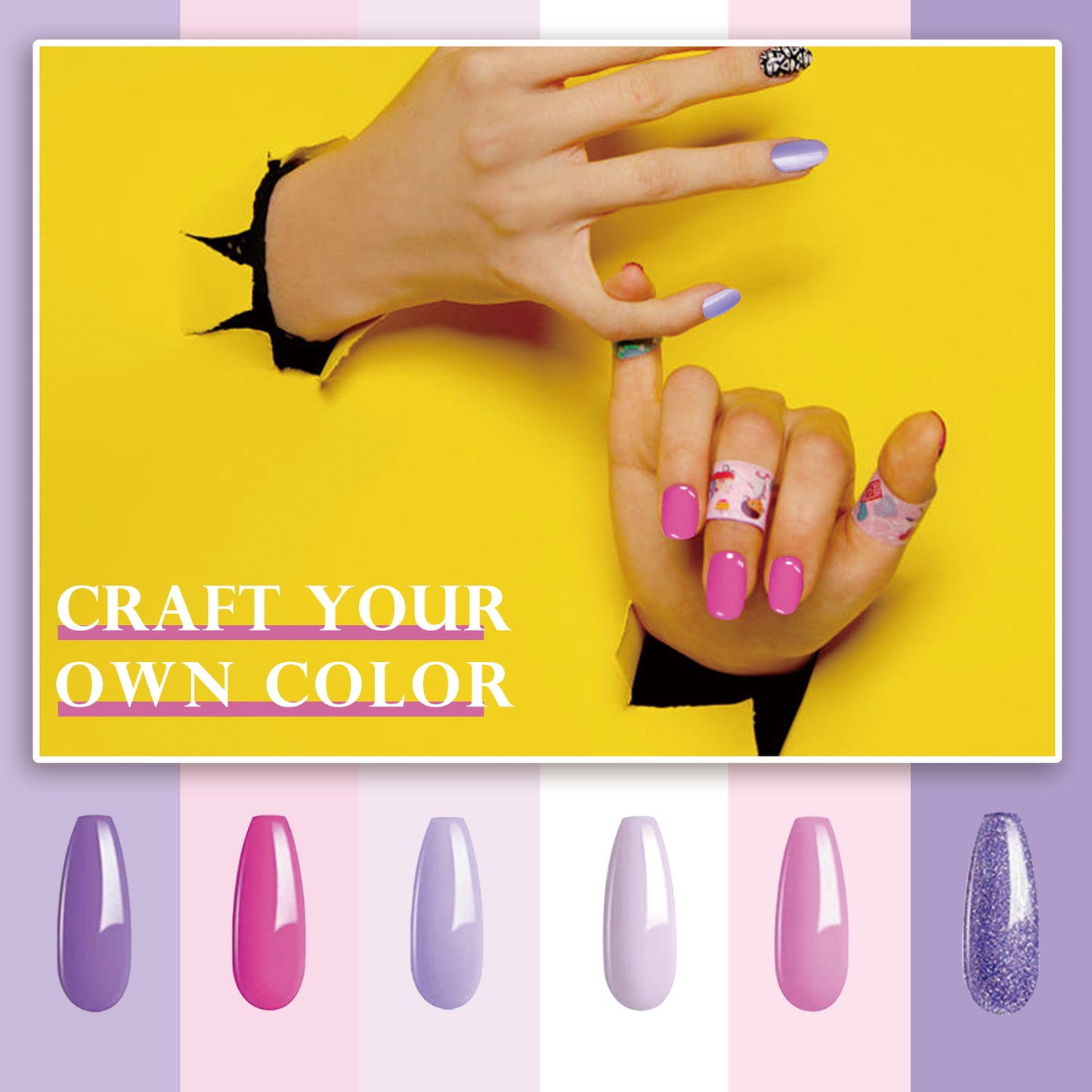 UOCASI NAIL GEL UVILED GEL POLISH Top Coat Base Coat