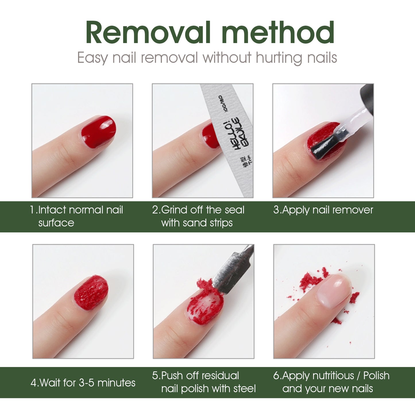 KCDAQREQ MAGIC REMOVER，REMOVES SOAK-OFF GEL POLISH