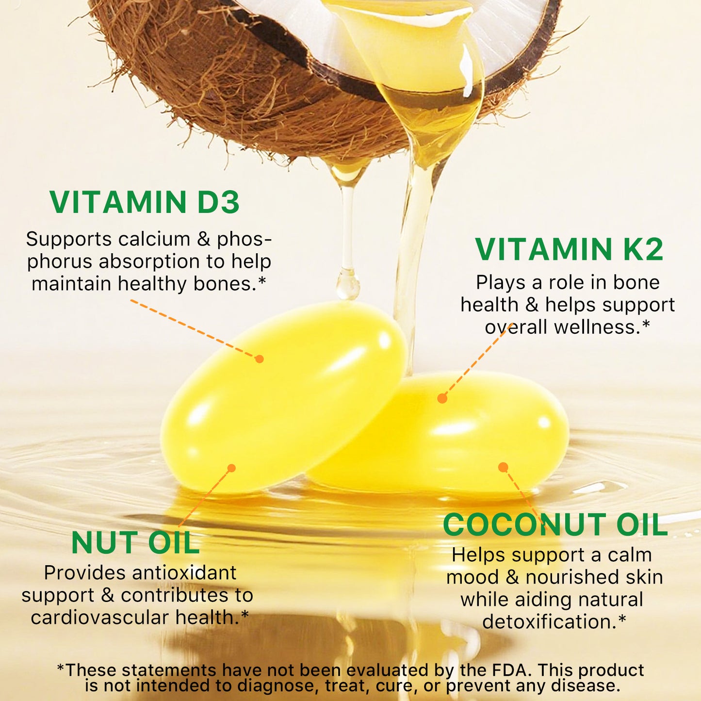 KWPVYPRU VITAMIN D3 & K2 10,000 LU I 200 MCG WITH COCONUT OIL