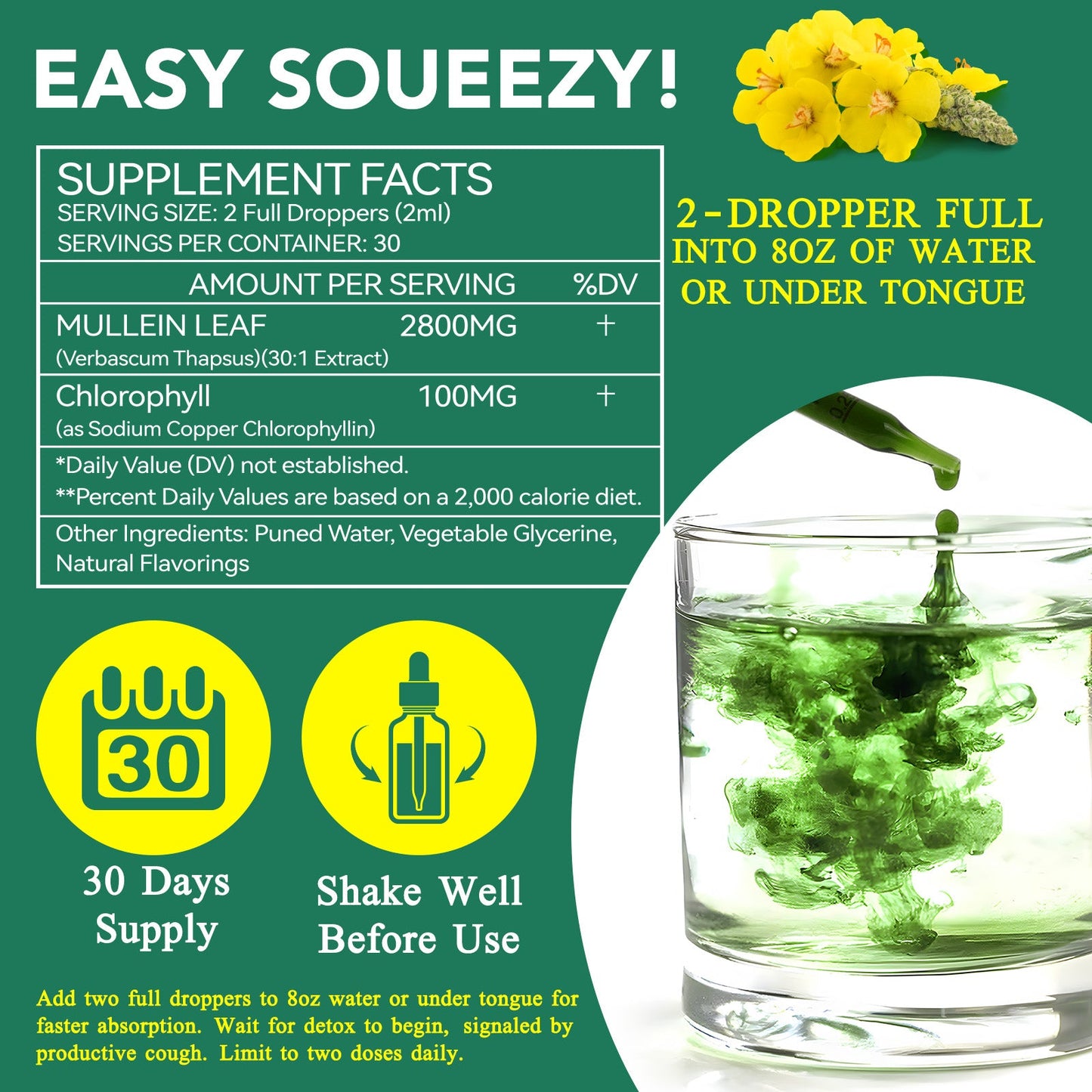 HJFRONGF MULLEIN LEAF EXTRACT