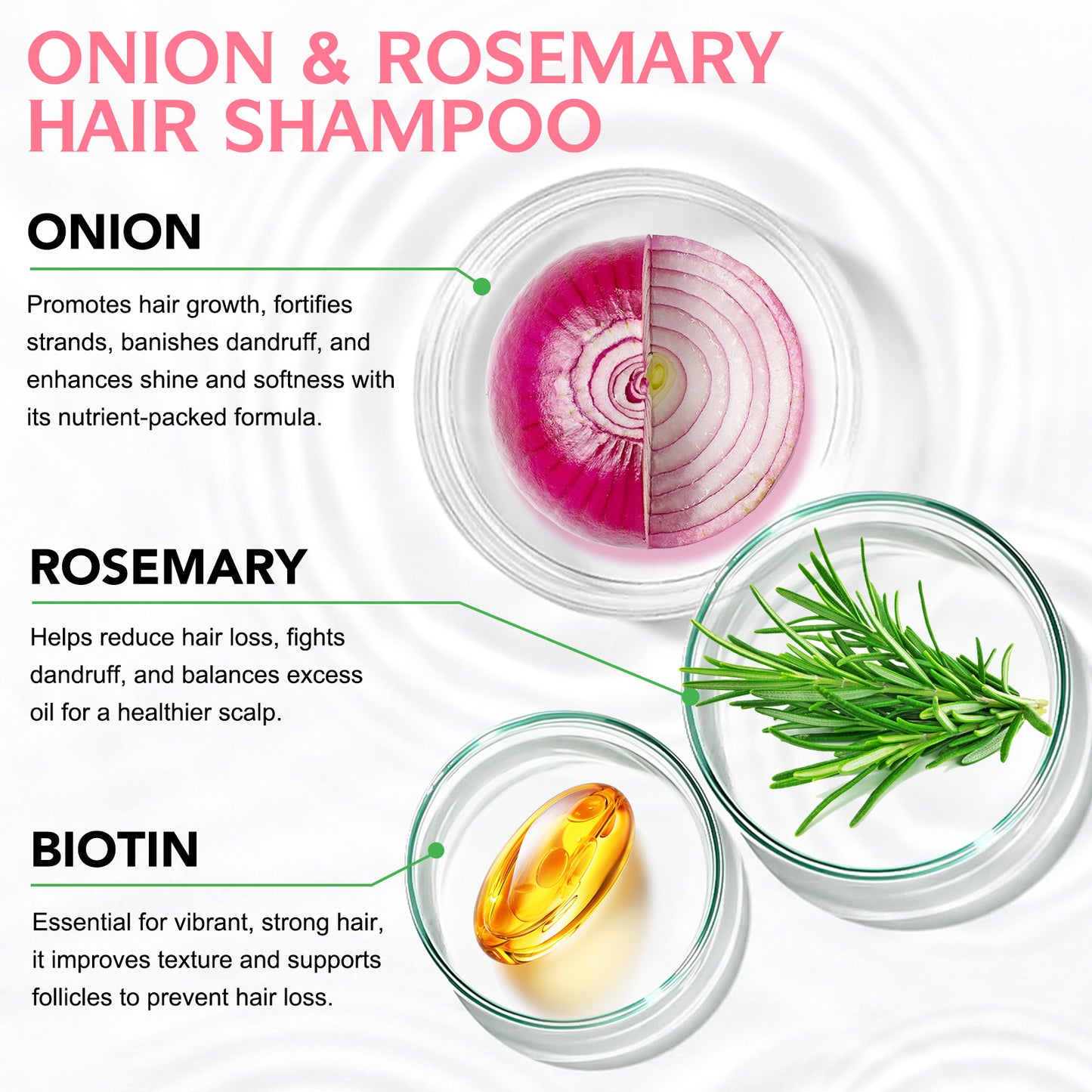 UOCASI Onion & Rosemary Hair Treatment Infused With Biotin