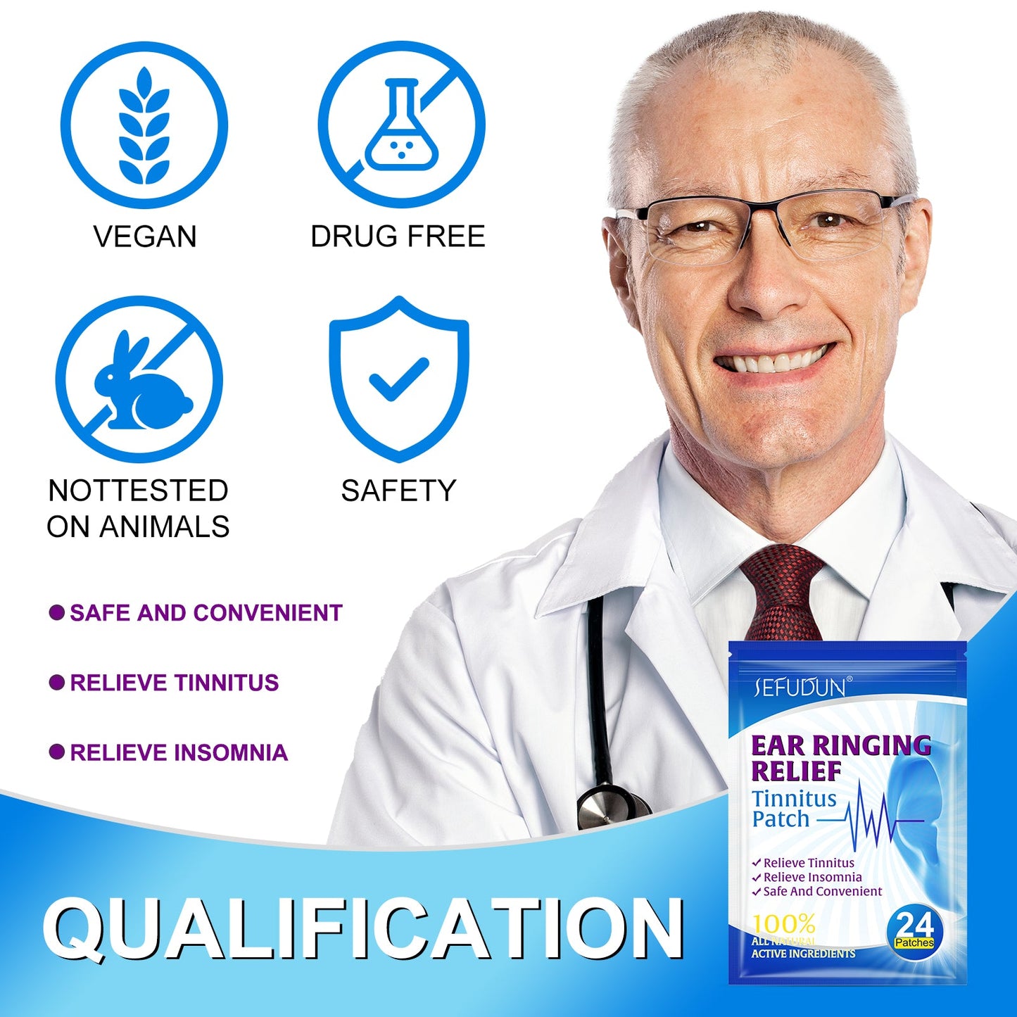 Sefudun Tinnitus Relief Treatment Patches
