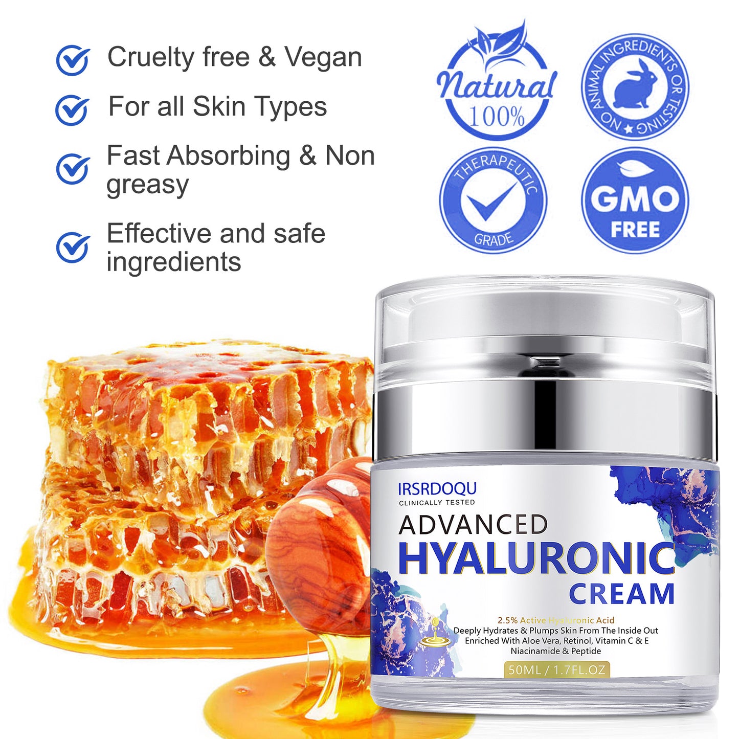 IRSRDOQU ADVANCED HYALURONIC CREAM
